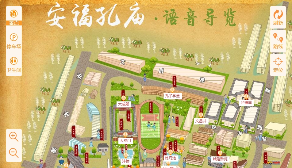高要手绘地图：智慧景区智能化服务的延伸